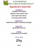 Informes de Comportamiento del consumidor