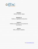 Politica legislativa ensayo