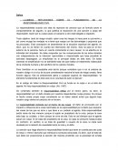 REFLEXIONES SOBRE EL FUNDAMENTO DE LA RESPONSABILIDAD CIVIL.