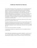 INFORME DEL PRESUPUESTO DE PAMPLONA