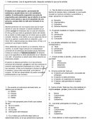 EVALUACIÓN BIMESTRAL DE ESPAÑOL