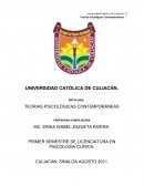 TEORIAS PSICOLÓGICAS CONTEMPORÁNEAS