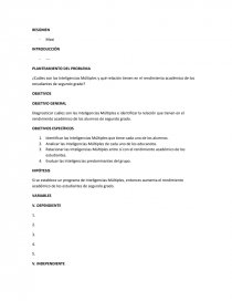 Resumen: Las Inteligencias Múltiples. Página 1