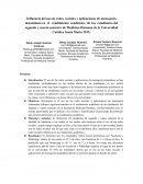 Influencia del uso de redes sociales y aplicaciones de mensajería instantánea en el rendimiento académico de los estudiantes del segundo y cuarto semestre de Medicina Humana de la Universidad Católica Santa María 2015.