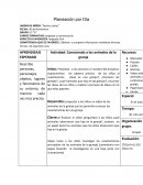 Planeación por día: Actividad conociendo a los animales de la granja