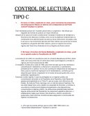 Control de lectura II