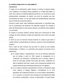 EL PODER LEGISLATIVO. EL PARLAMENTO