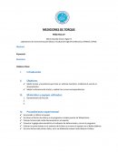 Laboratorio de Instrumentación Básica: Mediciones de torque