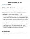 TAREAS DE PSICOSOCIOLOGÍA DEL DOCENTE