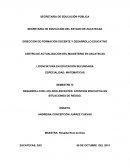 DESARROLLO DE LOS ADOLESCENTES. ATENCION EDUCATIVA EN SITUACIONES DE RIESGO.