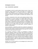 Estrategias de lectura. Leer, comprender y aprender