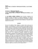 Derecho de Peticion - reparacion de victima