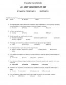 Examen de ciencias II.