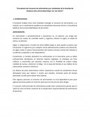 Consumo de estimulantes en estudiantes de medicina