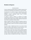 Modelado de negocios. Aplicación del modelado