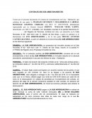 MODELO DE CONTRATO DE SUB ARRENDAMIENTO