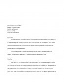 Reconociendo un Conflicto. Análisis