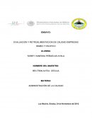 EVALUACION Y RETROALIMENTACION DE CALIDAD EMPRESAS BIMBO Y PACIFICO