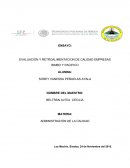EVALUACION Y RETROALIMENTACION DE CALIDAD EMPRESAS BIMBO Y PACIFICO