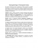 Historiografía Pagana y Cristiana