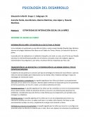 ESTRATEGIAS DE INTERACCIÓN SOCIAL EN LA NIÑEZ