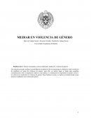 ENSAYO SOBRE MEDIACIÓN EN VIOLENCIA DE GÉNERO