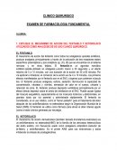 CLINICO QUIRURGICO EXAMEN DE FARMACOLOGIA FUNDAMENTAL