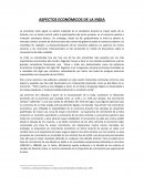 CUALES SON LOS ASPECTOS ECONÓMICOS DE LA INDIA