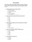 Encuesta de la preferencia de nuestra población Cañetana