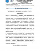 IMPLEMENTAR POLITICAS DE MANEJO DE EFECTIVO