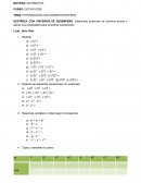 Potenciacion TEMA: POTENCIACIÓN CON NÚMEROS ENTEROS