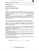 Cual es el Transporte solicitud