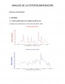 Analisis de la fotopilimerizacion
