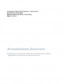 Ejemplo de el Arrendamiento financiero