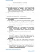 DESARROLLO DEL TRABAJO ACADÉMICO