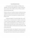 Lectura Marketing Internacional