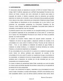 MEMORIA DESCRIPTIVA ANTECEDENTES