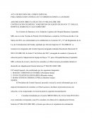 Acta de reunion del comite especial para absolucion consultas y/o observaciones a las bases