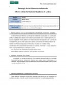 Psicología de las Diferencias Individuales