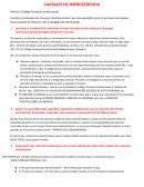 CAUSALES DE IMPROCEDENCIA Artículo 5 Código Procesal Constitucional