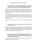 Cuestionario Pelicula yo soy sam