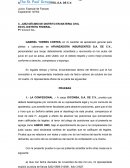 Juicio: Especial de Fianzas Expediente