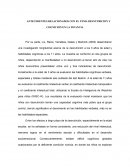 ANTECEDENTES RELACIONADOS CON EL TEMA DESNUTRICION Y COGNICION EN LA INFANCIA