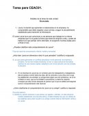 Tarea para CEAC01. Detalles de la tarea de esta unidad.