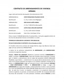 CONTRATO DE ARRENDAMIENTO DE VIVIENDA URBANA