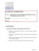 OPERACIÓN Y MANTENIMIENTO OPERATIVO DEL DETERMINADOR LECO SC632