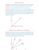 Construcción de bisectriz.