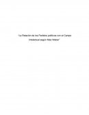 La Relación de los Partidos políticos con el Campo Intelectual según Max Weber