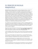El PRINCIPE DE NICOLAS MAQUIAVELO RESUMEN
