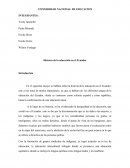 Historia de la educación en el Ecuador.